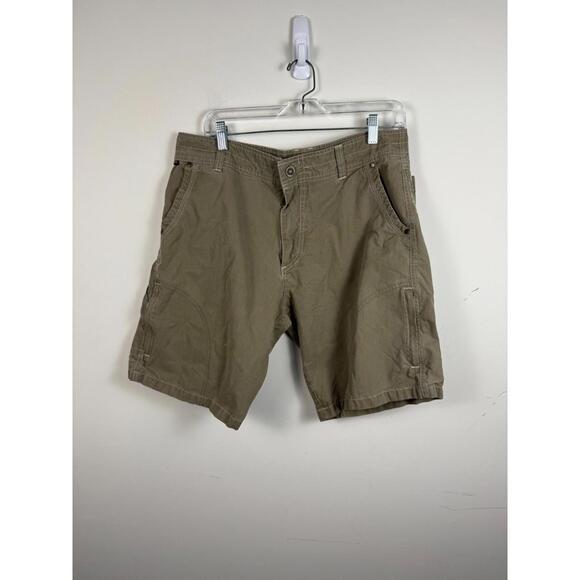 Kuhl Other - Kuhl Ramblr Cargo Shorts Vintage Patina Dye Hiking Fishing Outdoor Size 34